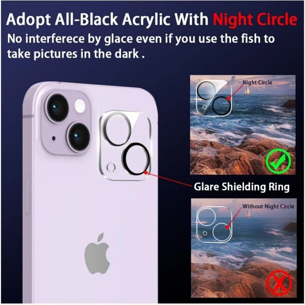 Screen Protector for Iphone 14, 6.1 Inch 9H Hardness Tempered Glass-3 Pack